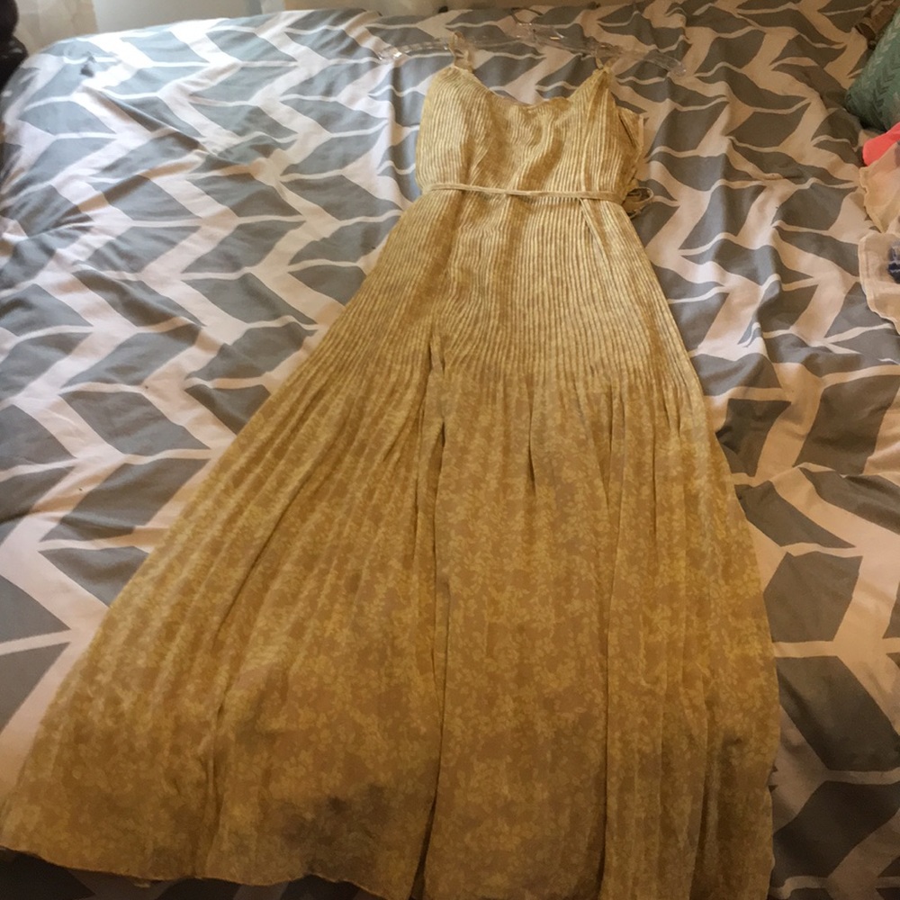Old navy sundress maxi dress NWT yellow floral S